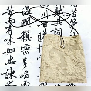 Vintage Jacquard Crossbody Shoulder Bag with Elephant Closure